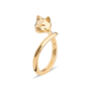 Sterling Silver Open Adjustable Cat Ring, thumbnail 6 of 7