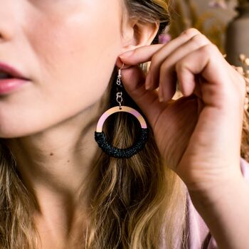 `Rebecca' Sustainable Hoop Earrings, 10 of 12