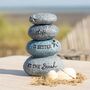 Life Is Better At The Beach Resin Stone Ornament, thumbnail 1 of 3