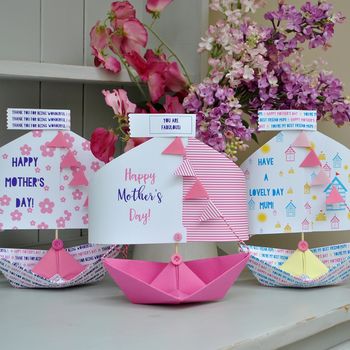 Personalised Mother's Day Sailboat Card, 7 of 9