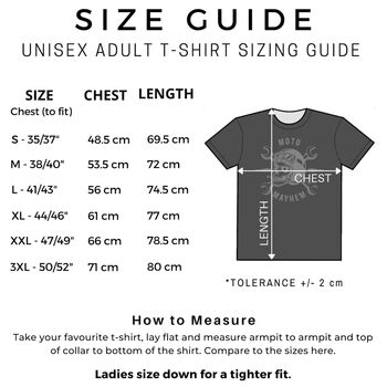 Personalised Moto Race Name And Number Adult T Shirt, 6 of 7