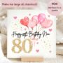 80th Birthday Nan Special Birthday Card, thumbnail 1 of 2