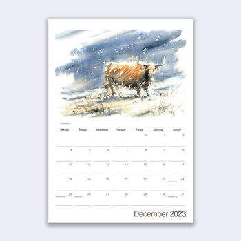 Cow Calendar 2023, 6 of 8