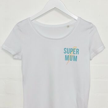 Super Mum Super Baby Mum And Baby T Shirt Set, 5 of 6