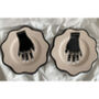 True Love Hand Painted Scalloped Plate Set, thumbnail 2 of 6