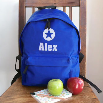 Personalised Rocket Rucksack All Colours, 3 of 4