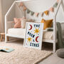 The Moon And Stars Hand Painted Nursery Print, thumbnail 4 of 7