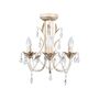 Three Light Candle Style Chandelier Set Of Two, thumbnail 3 of 4