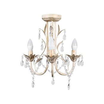 Three Light Candle Style Chandelier Set Of Two, 3 of 4