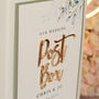 Botanical Wreath Wedding Card Post Box, thumbnail 3 of 5