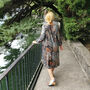 Melbourne Tunic Dress In Brown Multi Paisley Print, thumbnail 3 of 7