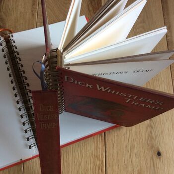 'Dick Whistlers Tramp' Upcycled Notebook, 3 of 4