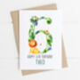 Personalised Children's Birthday Card Jungle Lion, thumbnail 7 of 7
