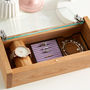 Personalised Etched Glass Jewellery Box, thumbnail 4 of 10