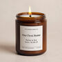 Personalised First Home Housewarming Soy Wax Candle, thumbnail 1 of 5