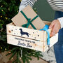 Dog Silhouette Pets Christmas Treats Crate, thumbnail 1 of 3