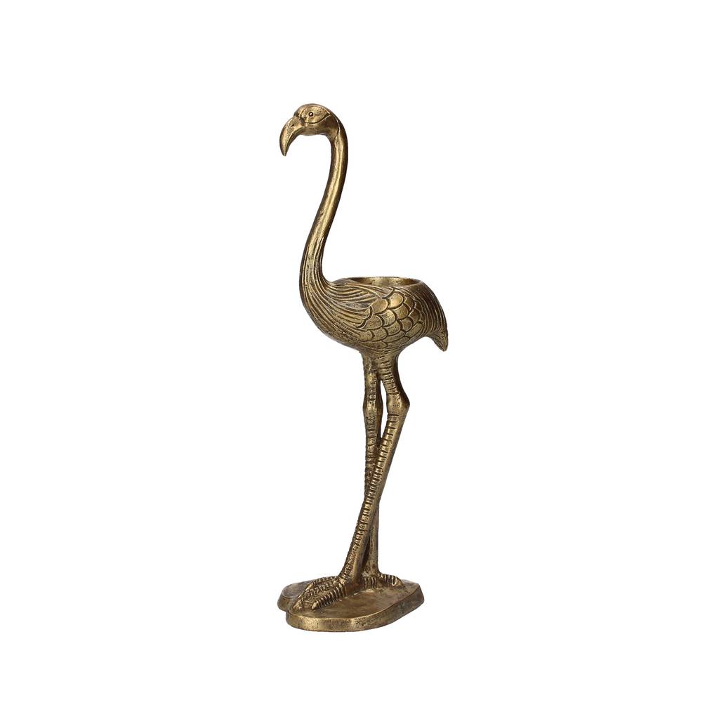 Gold Flamingo Tealight Holder By The Contemporary Home ...