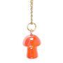 Orange Aura Crystal Necklace Greeting Card, thumbnail 3 of 4