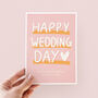 Happy Wedding Card Personalised Card, thumbnail 2 of 4