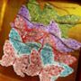 Ten Handprinted Paper Butterflies, thumbnail 3 of 5