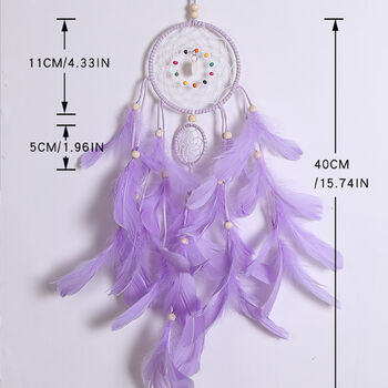 Pastel Colourful LED Baby Room Wall Deco Dream Catchers, 2 of 10