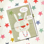 Happy Birthday Bunny Card, thumbnail 3 of 5