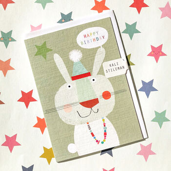 Happy Birthday Bunny Card, 3 of 5