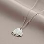 Personalised Hammered Heart Name Necklace, thumbnail 4 of 8
