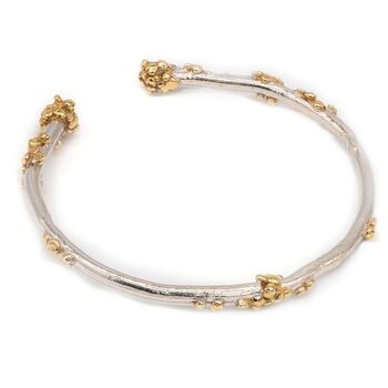 The Moti Grain Gold Plated Bangle, 5 of 6