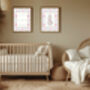 Hello Little One Pink Nursery Art Prints, thumbnail 2 of 4