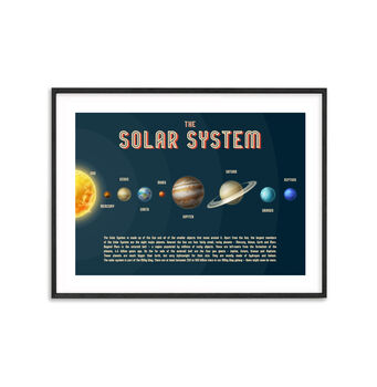 The Solar System Children's Space Themed Print, 9 of 9
