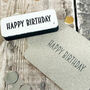 Handmade Happy Birthday Rubber Stamp, thumbnail 3 of 5