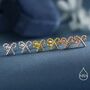 Sterling Silver Braided Ribbon Bow Stud Earrings, thumbnail 2 of 12