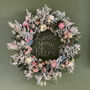 Personalised Funeral Dried Flower Wreath, thumbnail 2 of 5