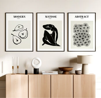 Set Of Three Modern Art Prints For Home, 3 of 6