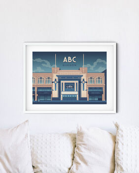 Abc Glasgow Travel Poster Art Print, 2 of 8