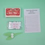 Mini Matchbox Gift With Felt Mistletoe And Heart Mini Mints, thumbnail 2 of 6