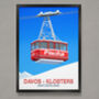 Davos Klosters Ski Poster, thumbnail 1 of 6