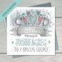 Happy Silver Wedding Anniversary Personalised Card, thumbnail 1 of 3