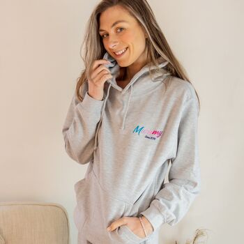 Mummy/Mother/Mama Embroidered Hoodie, 4 of 4