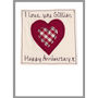 Personalised Love Heart Romance Or Anniversary Card, thumbnail 10 of 12