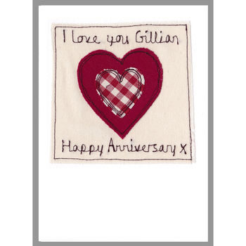 Personalised Love Heart Romance Or Anniversary Card, 10 of 12