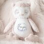 Personalised Soft Owl Teddy For New Baby, thumbnail 2 of 4