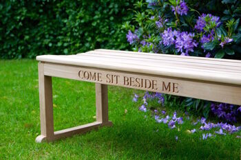 Backless Wooden Bench, 2 of 10
