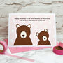 'Mummy Bear' Personalised Birthday Card From Children, thumbnail 5 of 6