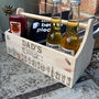 Personalised Engraved Beer Box Gift Caddy With Handle, thumbnail 1 of 2