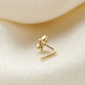 Cz Star 9ct Gold Nose Stud, 3 of 5