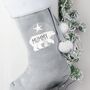 Personalised Polar Bear Christmas Stocking For All The Family, thumbnail 3 of 3