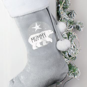 Personalised Polar Bear Christmas Stocking For All The Family, 3 of 3