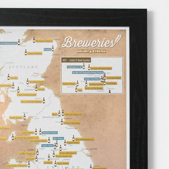 Personalised Scratch Off UK Breweries Print, 8 of 10